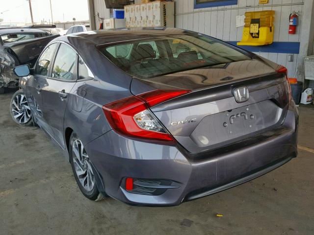 2HGFC2F78GH526482 - 2016 HONDA CIVIC EX GRAY photo 3