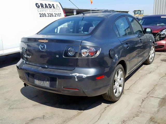 JM1BK32G491254929 - 2009 MAZDA 3 I CHARCOAL photo 4