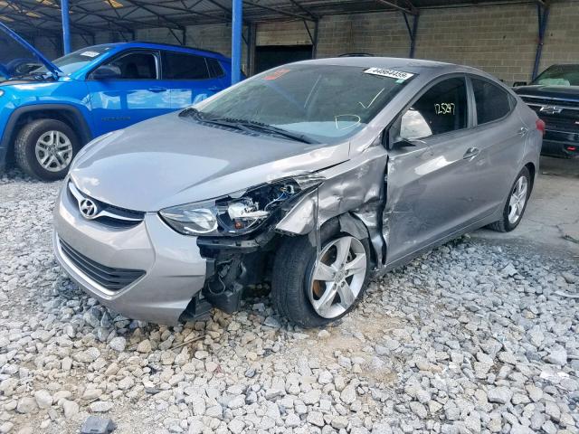 KMHDH4AE0BU118889 - 2011 HYUNDAI ELANTRA GL GRAY photo 2