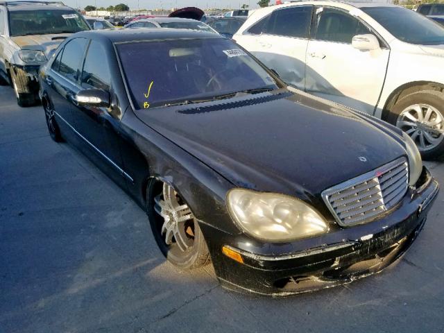 WDBNG75J33A383327 - 2003 MERCEDES-BENZ S 500 BLACK photo 1