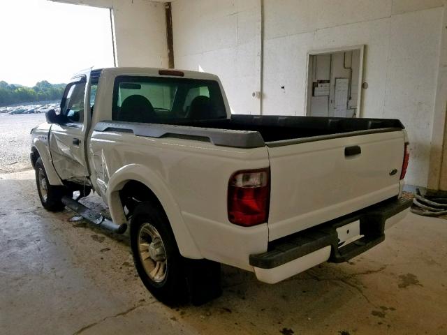 1FTYR10U51PB33590 - 2001 FORD RANGER WHITE photo 3