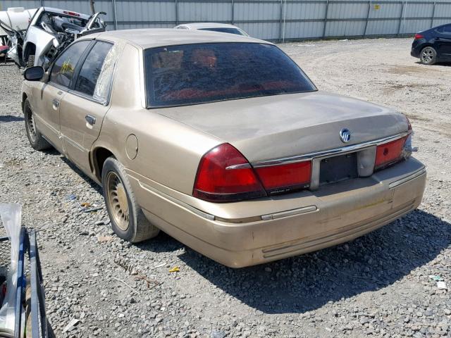 2MEFM75W0YX627605 - 2000 MERCURY GRAND MARQ GOLD photo 3