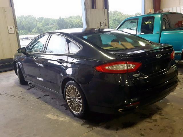 3FA6P0K98DR347329 - 2013 FORD FUSION TIT BLACK photo 3