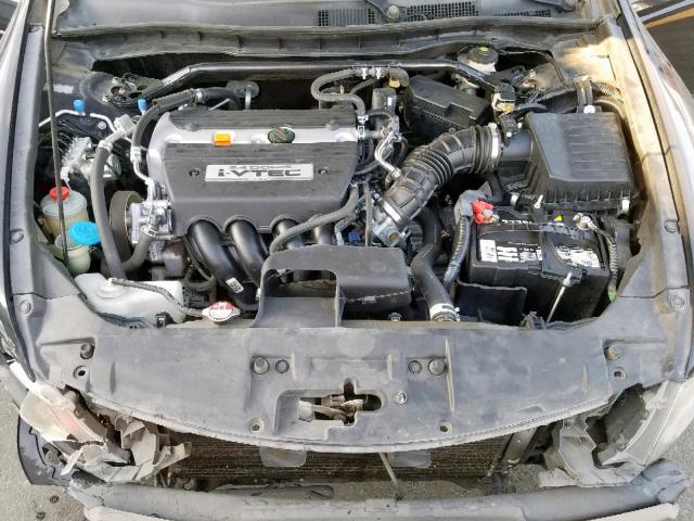 1HGCP26848A107741 - 2008 HONDA ACCORD EXL BLACK photo 7