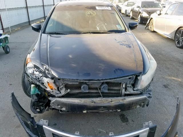 1HGCP26848A107741 - 2008 HONDA ACCORD EXL BLACK photo 9