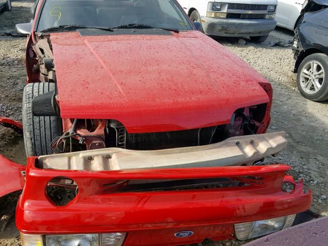 1FACP42E8MF107041 - 1991 FORD MUSTANG GT RED photo 9