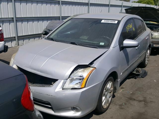 3N1AB6AP9AL620947 - 2010 NISSAN SENTRA 2.0 SILVER photo 2