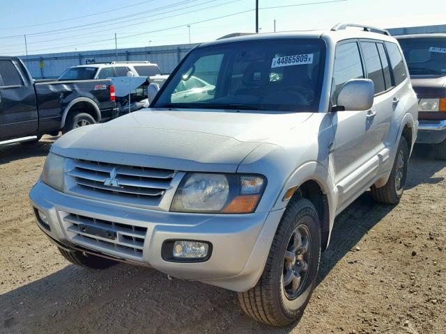 JA4MW51RX2J045769 - 2002 MITSUBISHI MONTERO LI SILVER photo 2