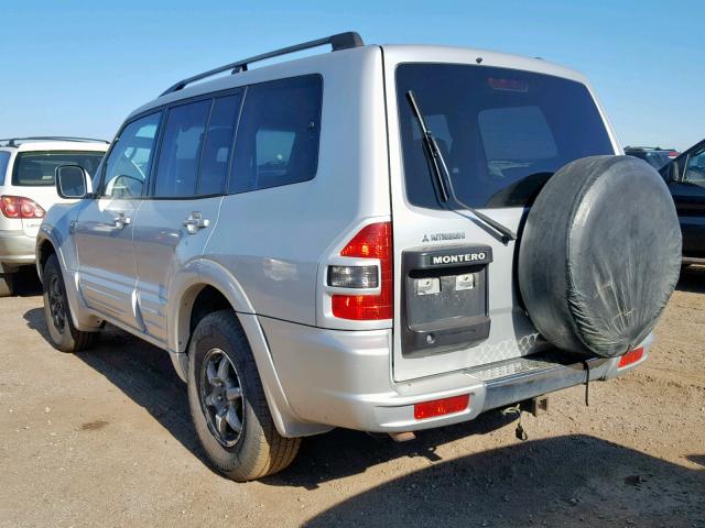 JA4MW51RX2J045769 - 2002 MITSUBISHI MONTERO LI SILVER photo 3