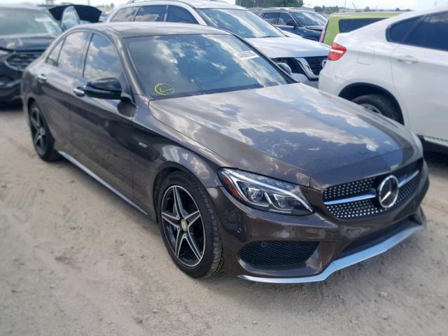 55SWF6EB8GU105840 - 2016 MERCEDES-BENZ C 450 4MAT BROWN photo 1