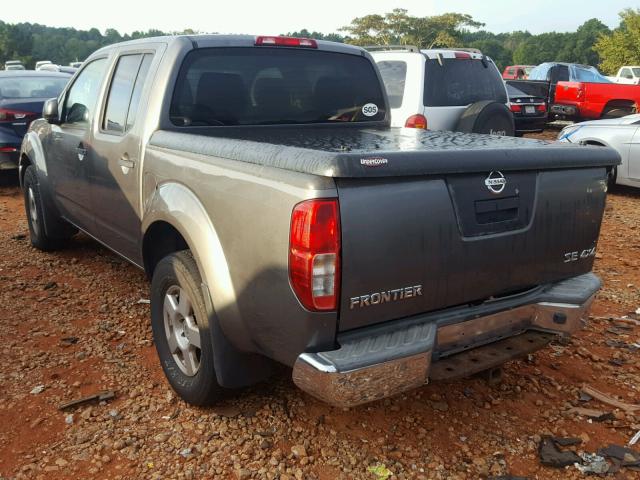 1N6AD07W78C444048 - 2008 NISSAN FRONTIER C GRAY photo 3