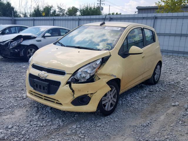 KL8CA6S90FC712422 - 2015 CHEVROLET SPARK LS YELLOW photo 2