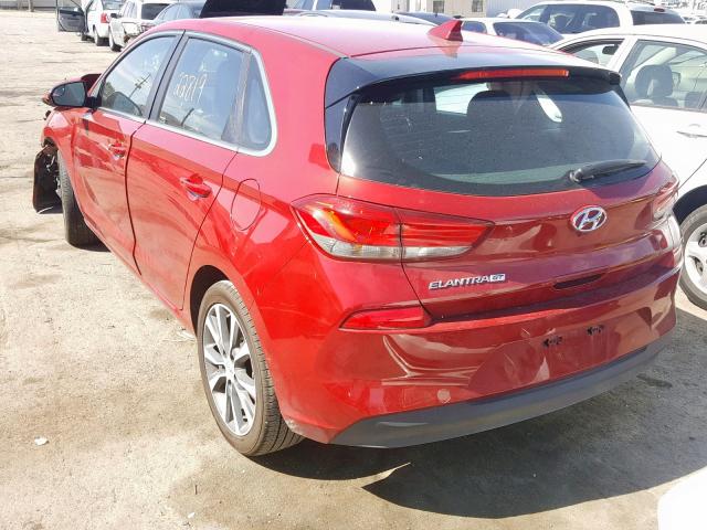 KMHH35LE4JU049867 - 2018 HYUNDAI ELANTRA GT RED photo 3