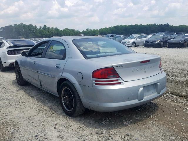 1B3EJ46X51N657929 - 2001 DODGE STRATUS SE SILVER photo 3