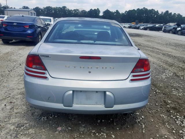 1B3EJ46X51N657929 - 2001 DODGE STRATUS SE SILVER photo 9