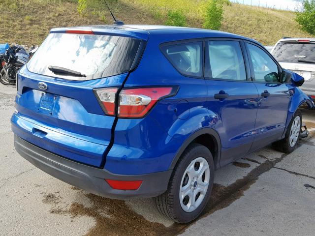 1FMCU0F72JUB43320 - 2018 FORD ESCAPE S BLUE photo 4