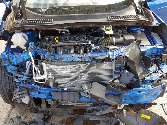 1FMCU0F72JUB43320 - 2018 FORD ESCAPE S BLUE photo 7