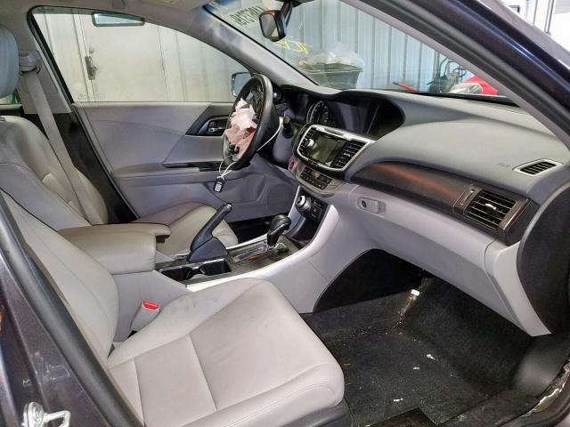 1HGCR3F8XDA005869 - 2013 HONDA ACCORD EXL GRAY photo 5