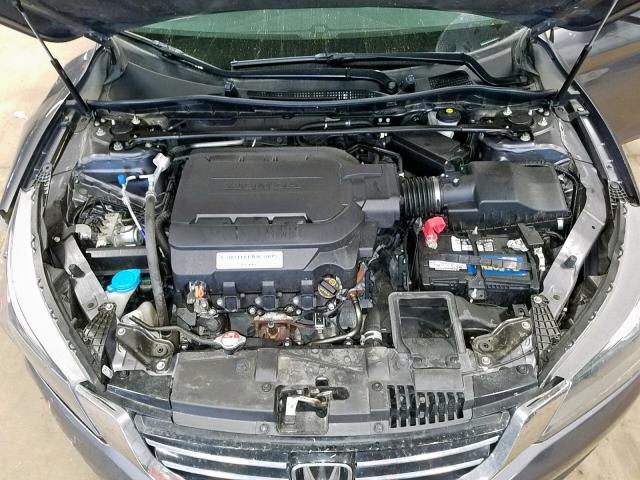 1HGCR3F8XDA005869 - 2013 HONDA ACCORD EXL GRAY photo 7