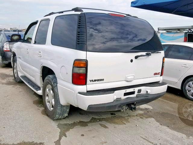 1GKEK63UX5J151046 - 2005 GMC YUKON DENA WHITE photo 3