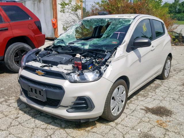 KL8CB6SA9GC542733 - 2016 CHEVROLET SPARK LS TAN photo 2