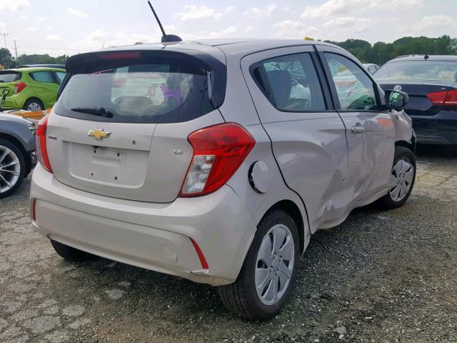 KL8CB6SA9GC542733 - 2016 CHEVROLET SPARK LS TAN photo 4