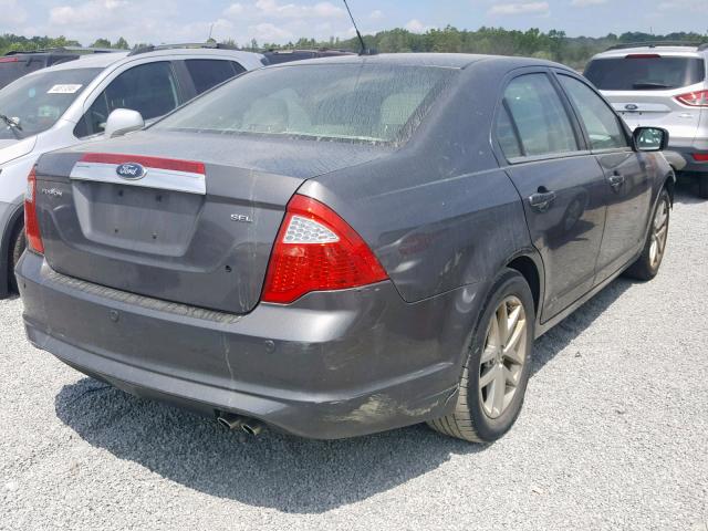 3FAHP0JA7CR378798 - 2012 FORD FUSION SEL GRAY photo 4