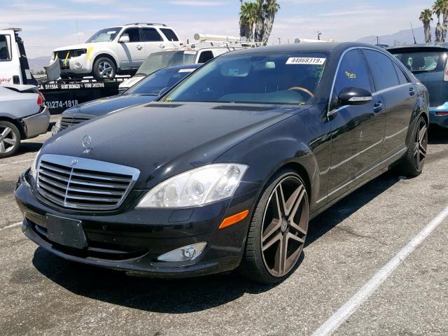 WDDNG71X99A248301 - 2009 MERCEDES-BENZ S 550 BLACK photo 2