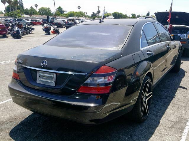 WDDNG71X99A248301 - 2009 MERCEDES-BENZ S 550 BLACK photo 4