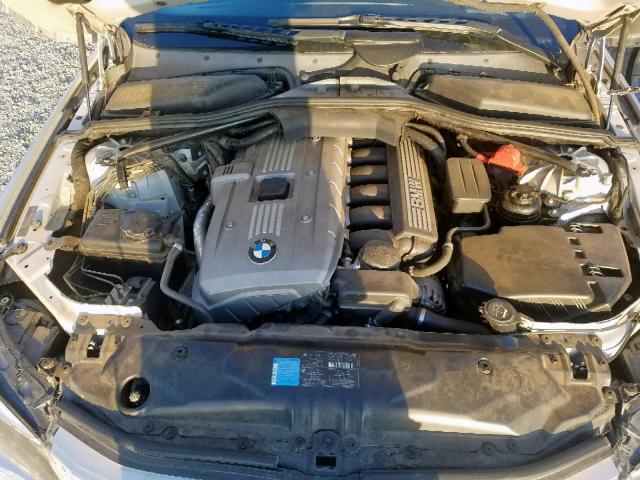 WBANE53536CK86099 - 2006 BMW 525 I SILVER photo 7