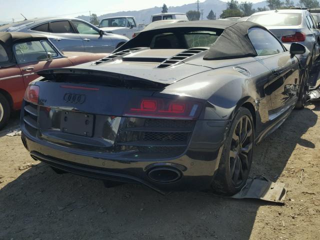 WUAVNAFG0BN000364 - 2011 AUDI R8 5.2 QUA BLACK photo 4