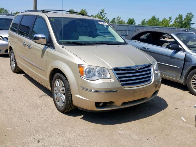 2A4RR7DX7AR399438 - 2010 CHRYSLER TOWN & COU GOLD photo 1