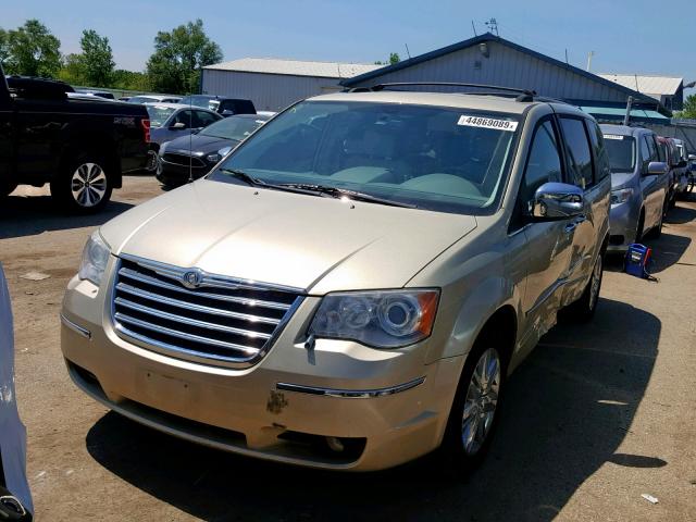 2A4RR7DX7AR399438 - 2010 CHRYSLER TOWN & COU GOLD photo 2