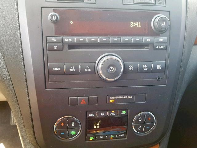 5GZEV33798J222459 - 2008 SATURN OUTLOOK XR ბურგუნდია ფოტო 9