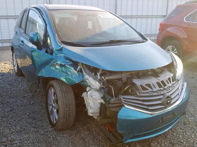 3N1CE2CP3EL404894 - 2014 NISSAN VERSA NOTE TURQUOISE photo 1