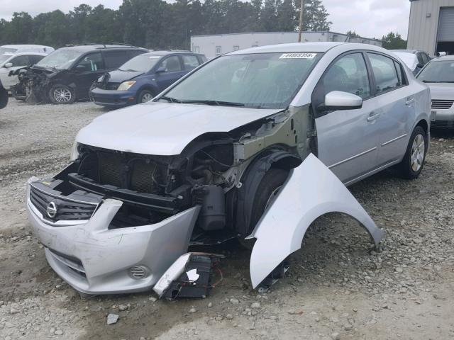 3N1AB6AP5AL715246 - 2010 NISSAN SENTRA 2.0 SILVER photo 2