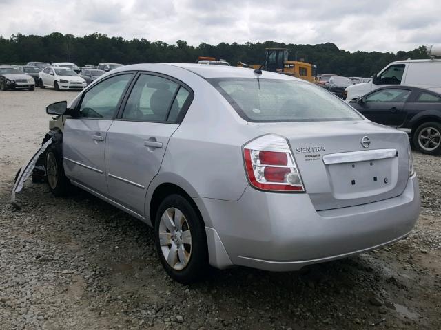 3N1AB6AP5AL715246 - 2010 NISSAN SENTRA 2.0 SILVER photo 3