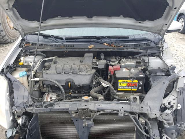 3N1AB6AP5AL715246 - 2010 NISSAN SENTRA 2.0 SILVER photo 7