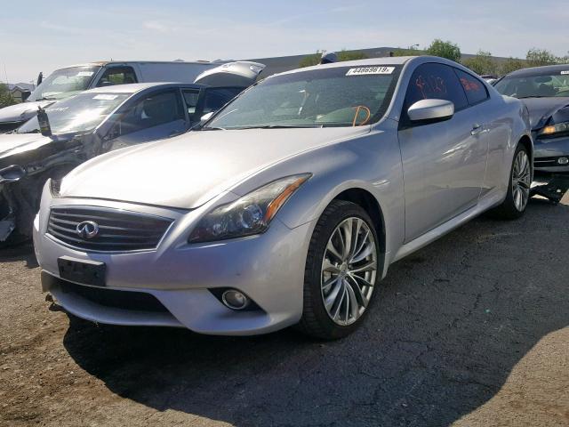 JN1CV6ELXCM472291 - 2012 INFINITI G37 SILVER photo 2