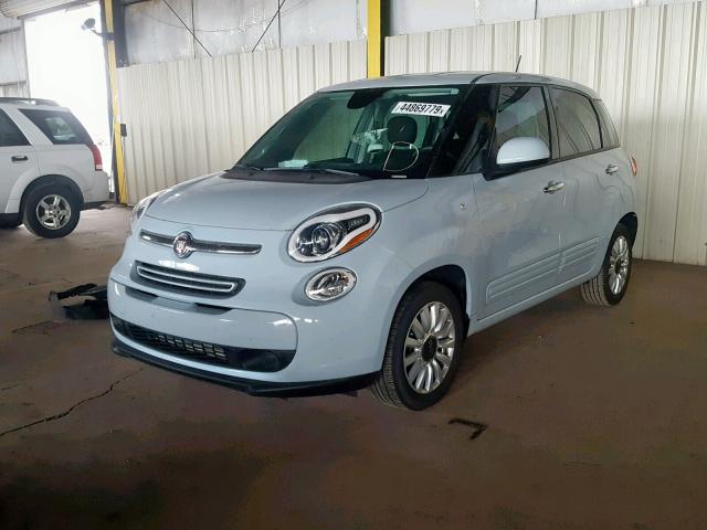 ZFBCFABH0FZ032913 - 2015 FIAT 500L EASY BLUE photo 2