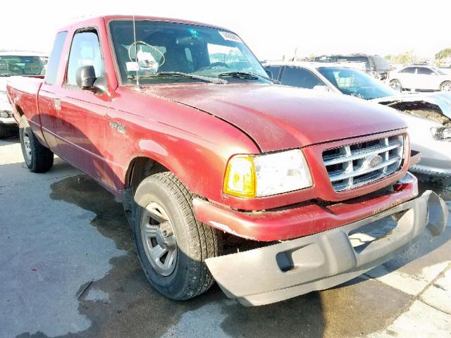 1FTYR44E62PA06787 - 2002 FORD RANGER SUP BURGUNDY photo 1