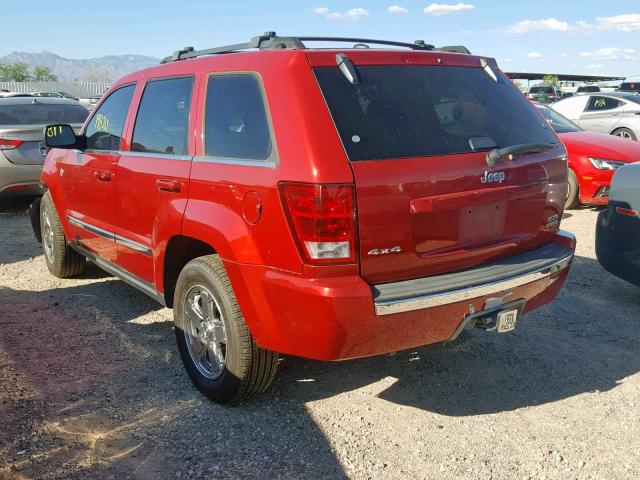 1J4HR58285C672304 - 2005 JEEP GRAND CHER RED photo 3