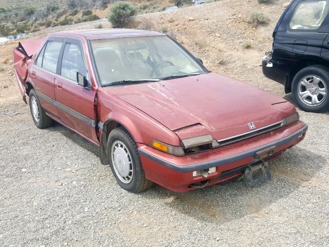 JHMCA5649KC001570 - 1989 HONDA ACCORD LXI RED photo 1