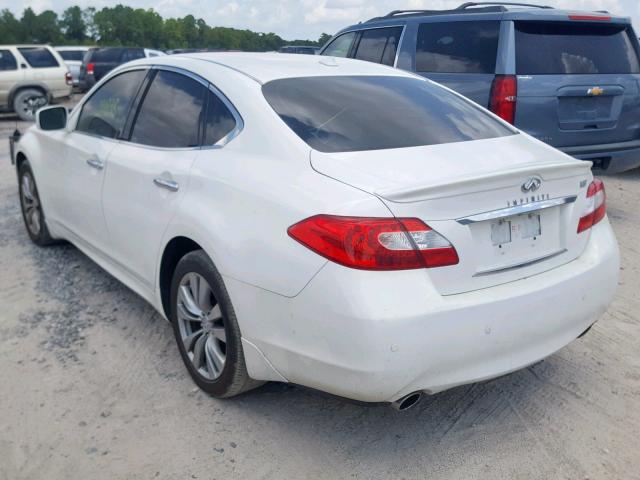 JN1BY1AP7DM510530 - 2013 INFINITI M37 WHITE photo 3