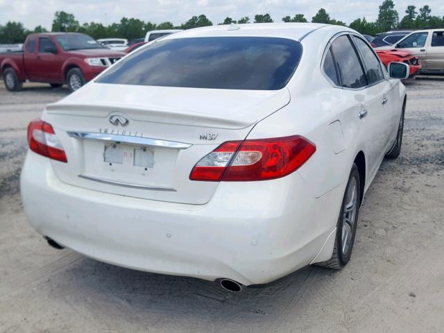 JN1BY1AP7DM510530 - 2013 INFINITI M37 WHITE photo 4