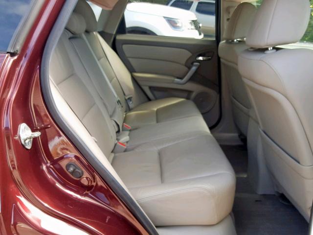 5J8TB1H53CA003259 - 2012 ACURA RDX TECHNO BURGUNDY photo 6