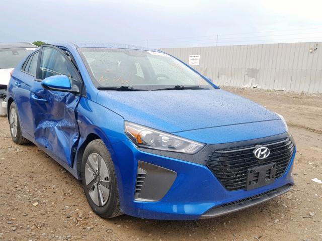 KMHC65LC8HU048439 - 2017 HYUNDAI IONIQ BLUE BLUE photo 1