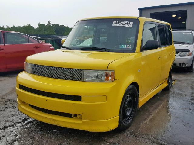JTLKT324554017169 - 2005 TOYOTA SCION XB 黄色 照片 2