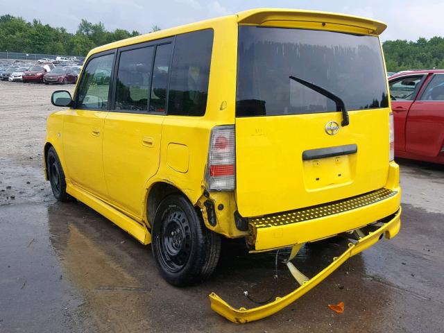 JTLKT324554017169 - 2005 TOYOTA SCION XB 黄色 照片 3