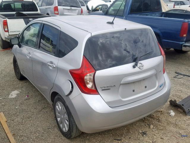 3N1CE2CP7GL386516 - 2016 NISSAN VERSA NOTE SILVER photo 3